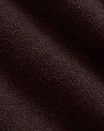 Heavyweight Waffle Twill Overshirt | Heather Earth Brown