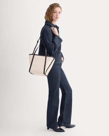 Canvas Mini Lug Tote | Birch