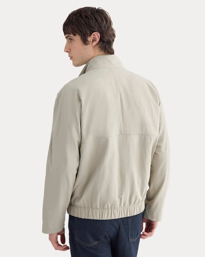 Re:Cycled Nylon Harrington Jacket | Trench Coat Khaki