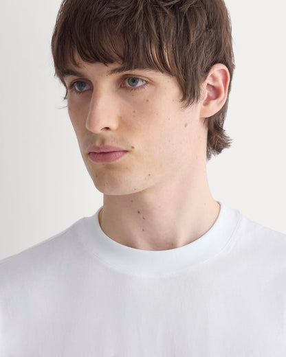 Archive Relaxed-Fit Cotton Crew | White
