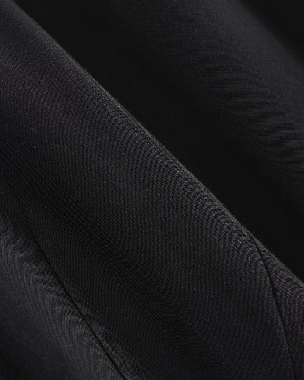 Balloon Sleeve Top in Cotton Silk | Black