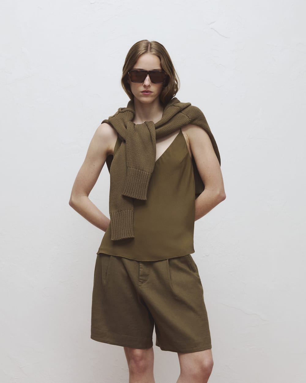 Tailored A-Line Short | Beech