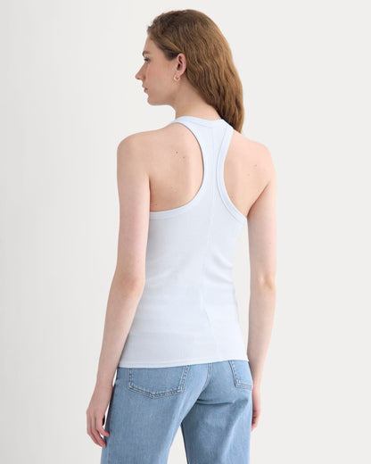 Luxe Rib Racerback Tank | Skywriting