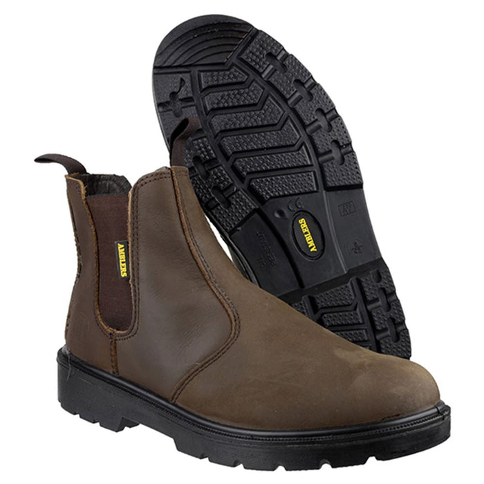 Amblers FS128 Pull On Safety Dealer Boot SBP SRC