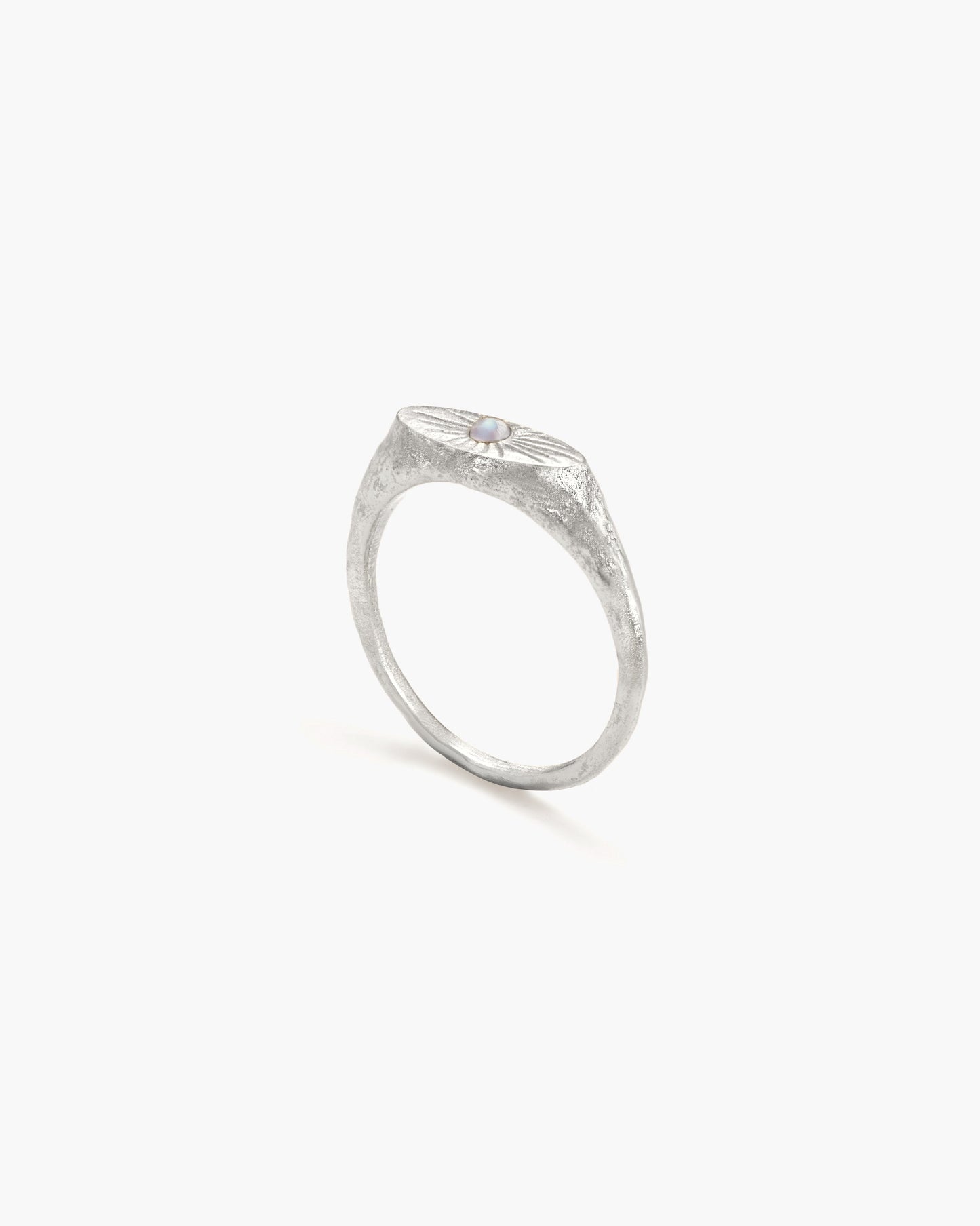 Astral Glow Ring in Silver