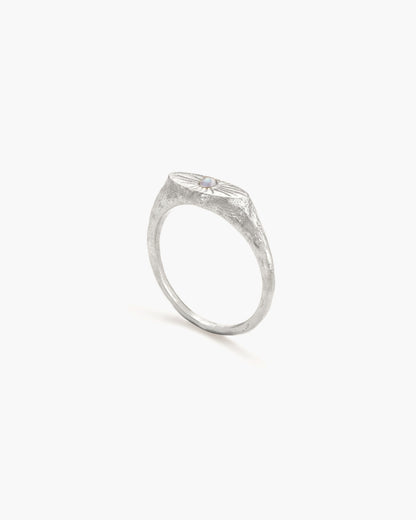 Astral Glow Ring in Silver