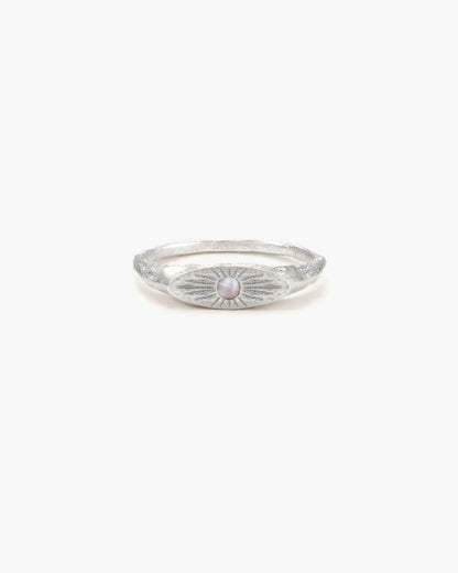 Astral Glow Ring in Silver