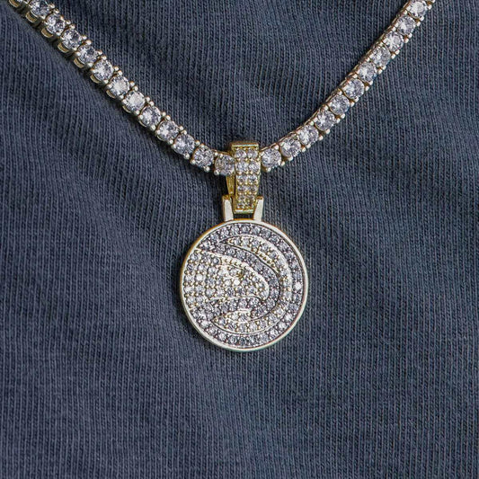 Atlanta Hawks Official NBA Micro Logo Pendant