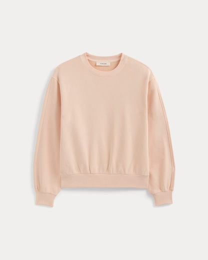Lightweight Terry Blouson Crew | Pale Peach