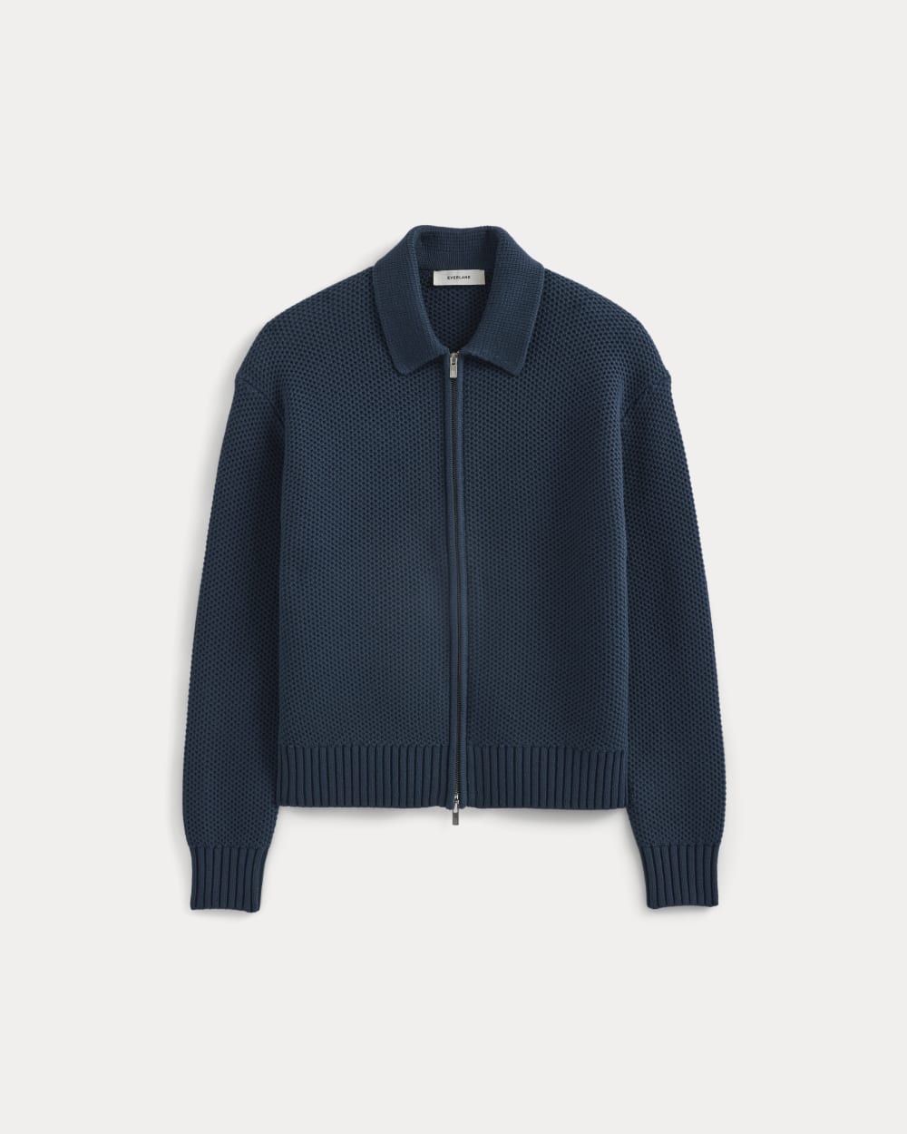 Honeycomb Sweater Jacket | Midnight Navy