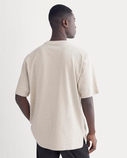 Oversized Midweight Tee | Heathered Oatmeal