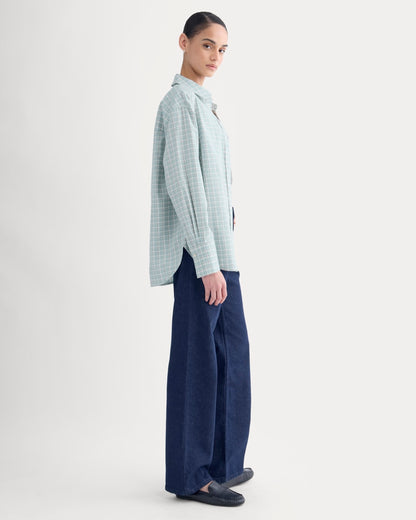 Everyday Shirt in Silky Cotton | Gray Mist