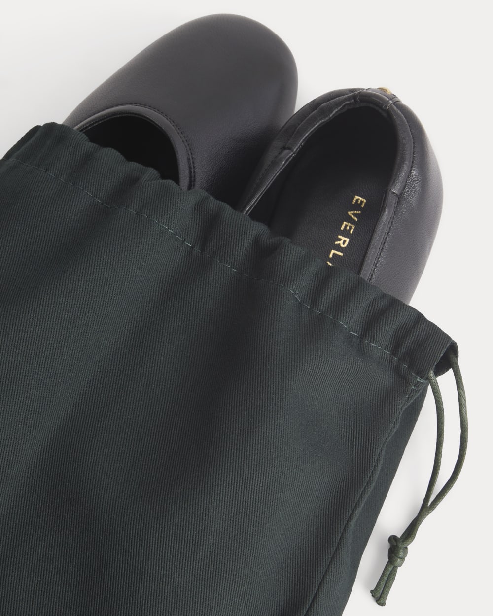Made in Italy Ballet Flat | Black Leather