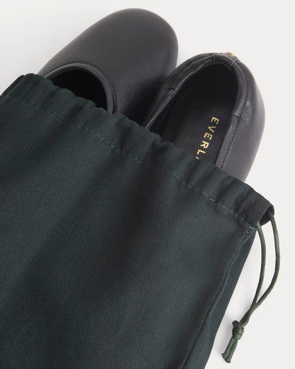 Made in Italy Ballet Flat | Black Leather