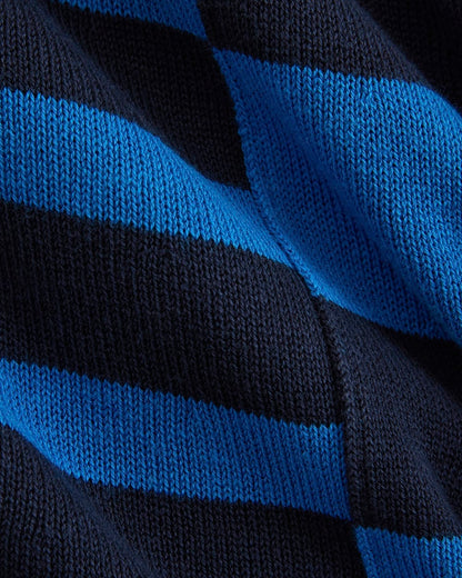 Striped Sweater Midi Dress | Imperial Blue/True Navy Duo Stripe