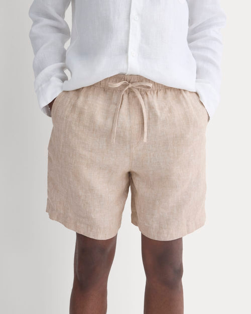 Linen Easy Short | Cornstalk Chambray