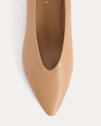 Made in Italy Almond-Toe Flat | Affogato