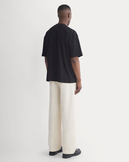 Archive Relaxed-Fit Cotton Crew | Black