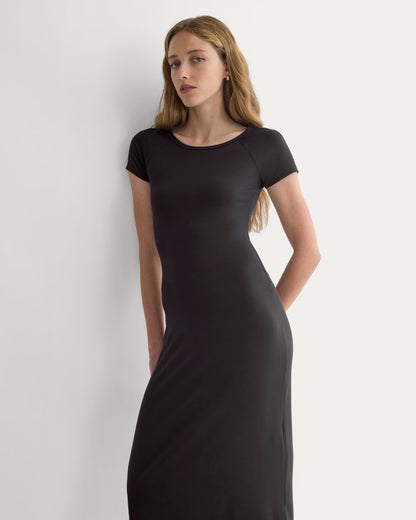 Raglan Midi Dress | Black
