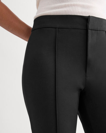 Slim Trouser in Ponte | Black