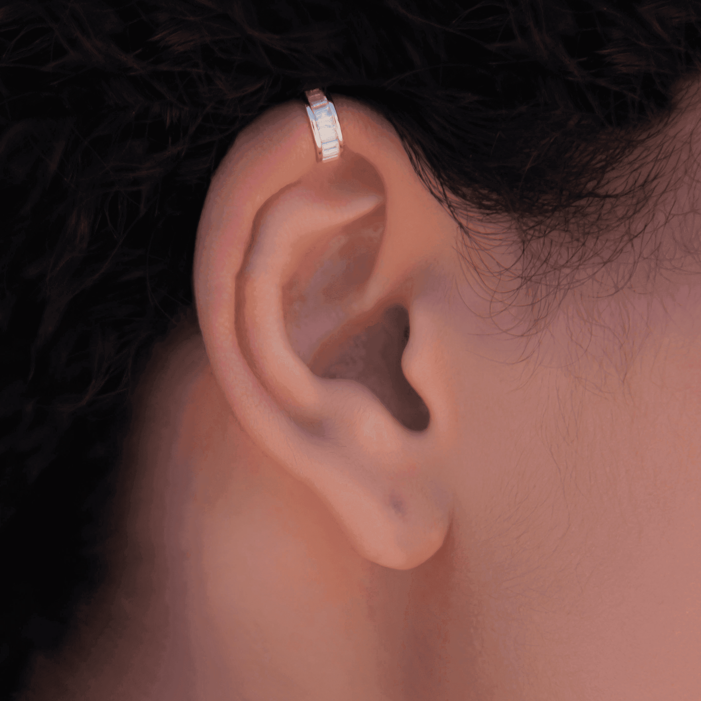 Baguette Ear Cuff in Gold
