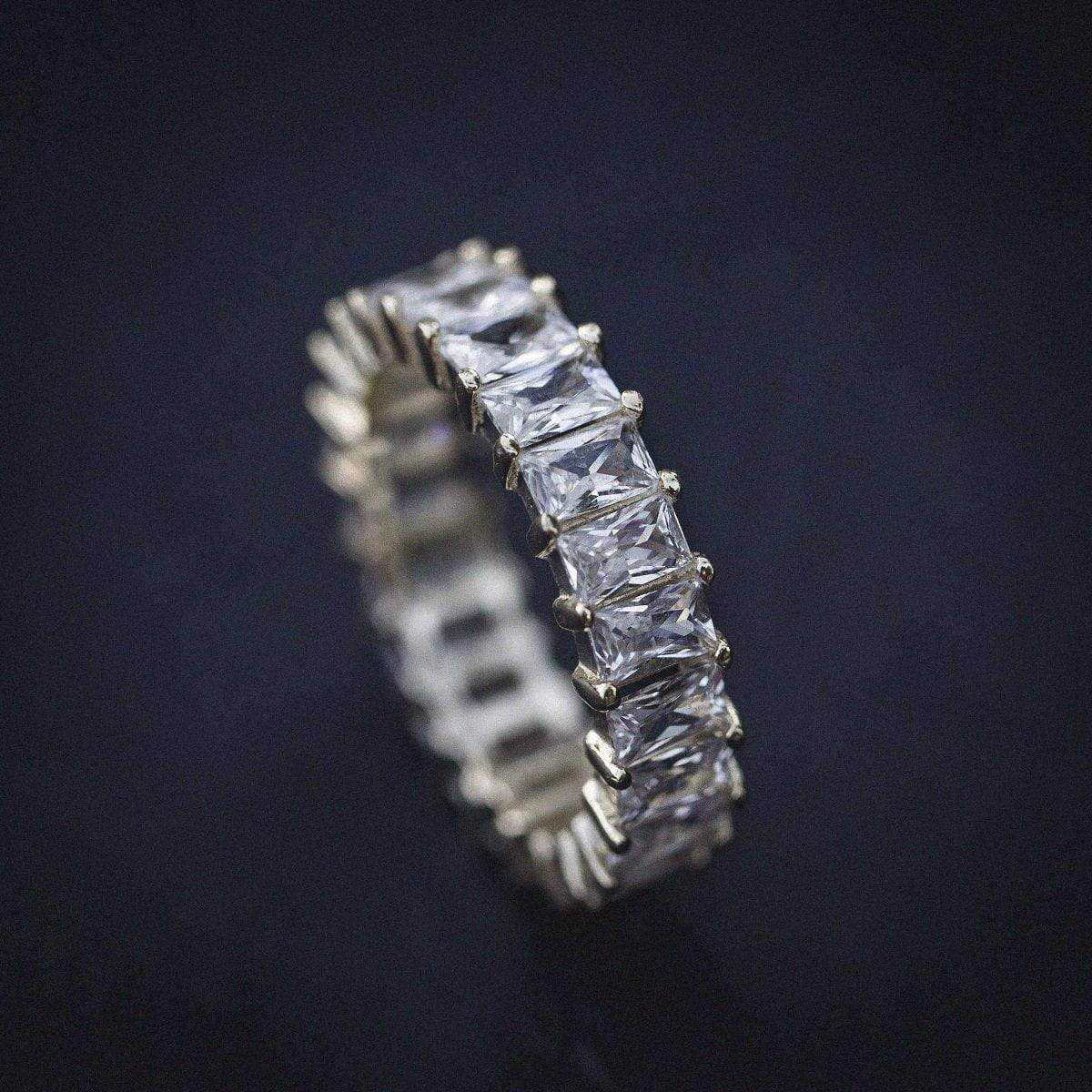 Baguette Ring in Yellow Gold