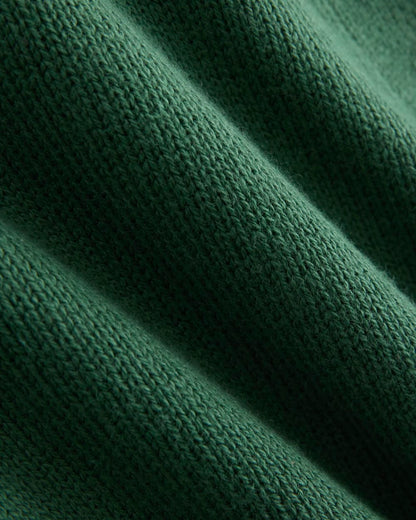 Cropped Cardigan in Everyday Cotton | Hunter Green