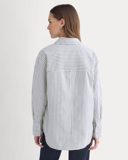 Everyday Oxford Shirt | Bone/Navy