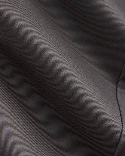 Tailored Drape Seam Pant | Charcoal Grey