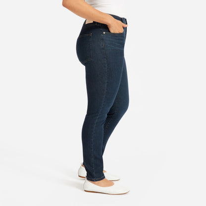 The Authentic Stretch High-Rise Skinny | Deep Indigo | 30.5" Inseam