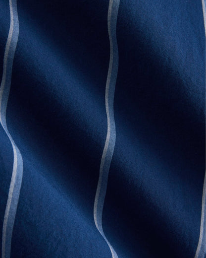 Midi Shirtdress in Ultrasoft Cotton | Estate Blue/Open Air/White