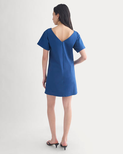 Boatneck Mini Dress | Estate Blue