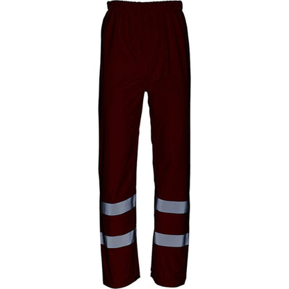 Blackrock Rail Orange Lightweight PU Waterproof Hi Vis Trousers