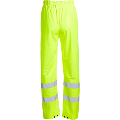 Blackrock Yellow Lightweight PU Waterproof Hi Vis Trousers
