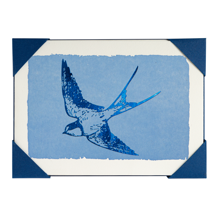 Blue Foil Swallow