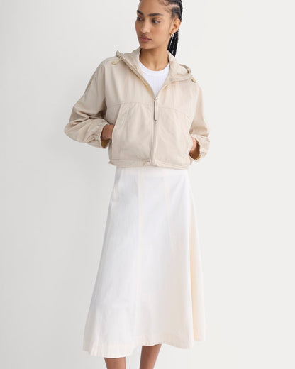 Seamed Midi Skirt | Bone