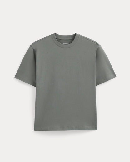 Archive Relaxed-Fit Cotton Crew | Agave Green