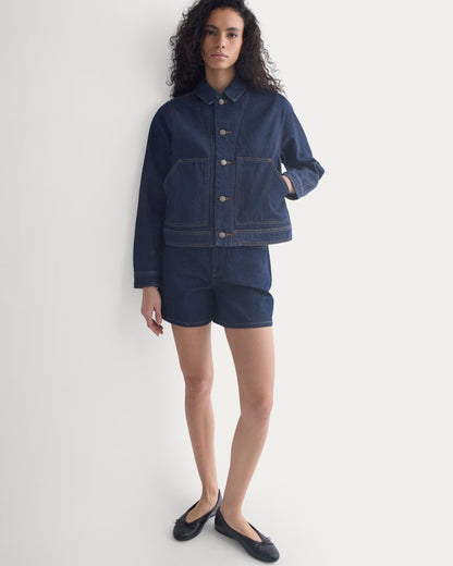 Denim Chore Jacket | Dark Indigo