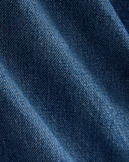 Denim Utility Mini Skirt | Dark Indigo