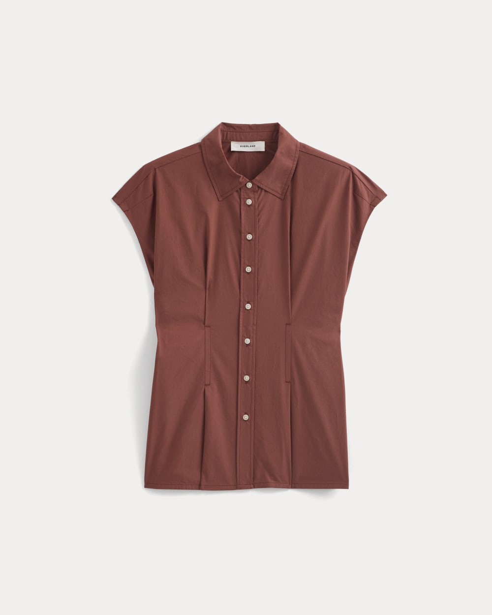 Muscle Shirt in Lightweight Cotton | Henna Red