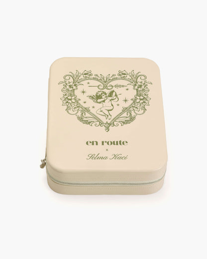 Isola Heart Jewelry Box in Olive