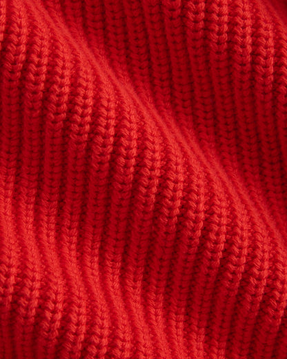 Shrunken Cardigan in Everyday Cotton | Fiery Red