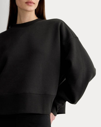 Luxe Fleece Sweatshirt | Black