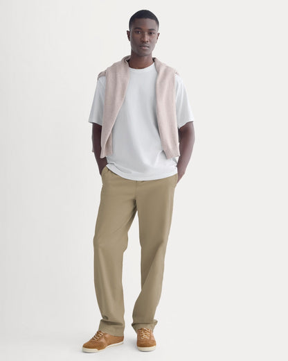 Relaxed Midweight Tee | White