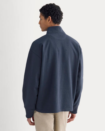 Off-Duty Terry Pullover | Deep Navy