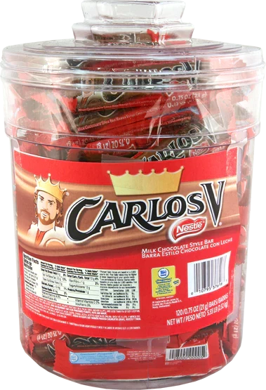 Wholesale Carlos V Chocolate In Jar - Mexmax INC, your supplier for Mexican grocery needs.