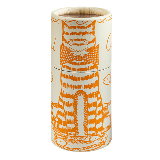 Cat and Mackerel Large Cylinder Matches