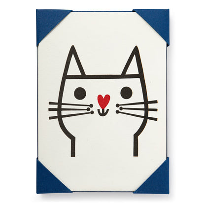 Cat with Heart Nose Pack
