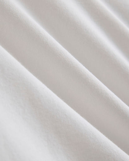 Relaxed Midweight Tee | White