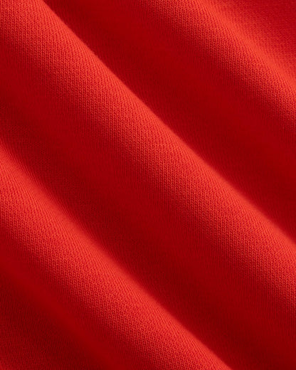 Luxe Fleece Half-Zip Sweatshirt | Fiery Red
